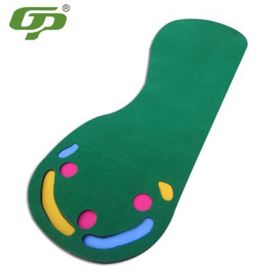 China Putting Coach Home Golf Practice Wholesale Cheap Indoor Golf Putting Green Personal Portable Indoor Mat for sale