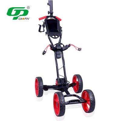 China Outdoor Golf Set Factory Selling One Head Popular Electric Folding Lightweight Golf Trolley Cart for sale