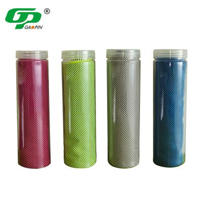 China Feel Cold and Good Absorbent Sweat Factory Wholesale Price Golf Towel High Quality Cool Soft Touch Cool Feeling Ice Cooling Towel for sale