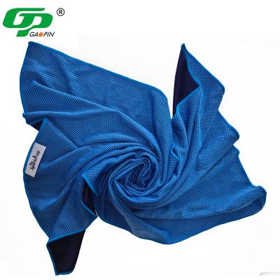 China Feel High Quality Soft Iced Super Cool Reusable Cooling Jogging Jogging Golf Scarf Towel Cold and Good Absorbent Sweat Cool Towel for sale