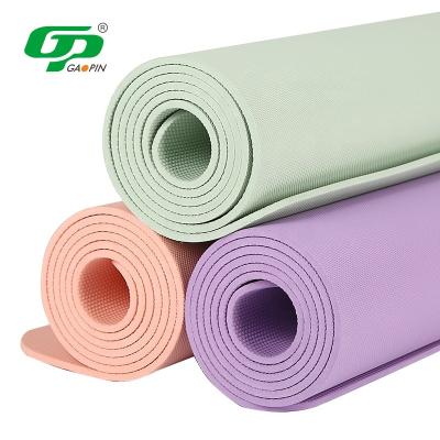 China Hot Selling Eco Friendly Factory Home Exercise Yoga Mat Fitness Custom Logo Tpe Gym Yoga Mats Eco-Friendly for sale