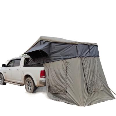 China High Quality Easy Waterproof Outdoor Soft Car Roof Shell Camping Tent Roof Top Set Up 4x4 Camouflage Game/Field Top Tent for sale