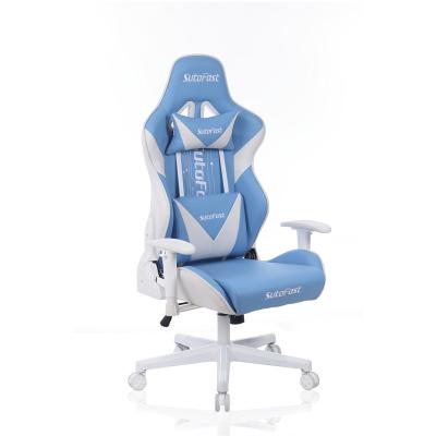 China New PVC 2D Adjustable Ergonomic Swivel Armrest (Height) Multifunctional Gaming Chair for sale