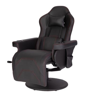 China Large Ergonomic Massage Recliner Computer Silla Gaming Sofa Chair with Footrest and Cup Holder for sale