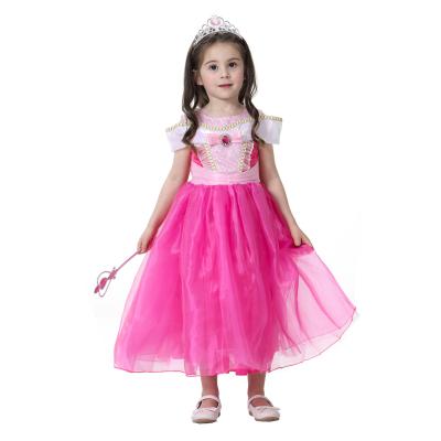 China Eco-friendly Soft Material Princess Dress Girls Halloween Cosplay Clothes Arlo Children Bell Princess Dress for sale