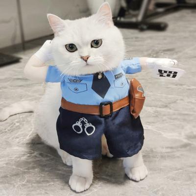 China Puppy Stocked Cat Pet Costume Clothes Fashion Halloween Pet Costume Pet Apparel Christmas Gift Small for sale