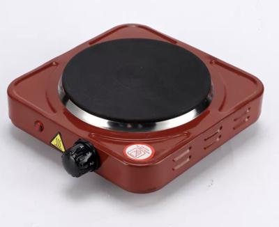 China Hotel Latest Collection Electric Hot Burner Stove Cooking Countertop Single Flat Burner Electric Hot Plate for sale