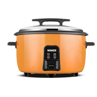 China Automatic Cooking Orange Color 3500W Power Large Capacity 10L Commercial Rice Cooker for sale