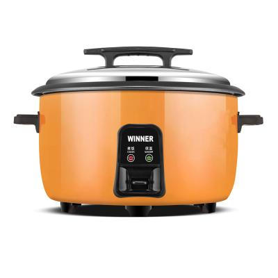 China Automatic cooking commercial rice cooker large capacity 14 L orange color 4000 W rice cooker power maker for sale