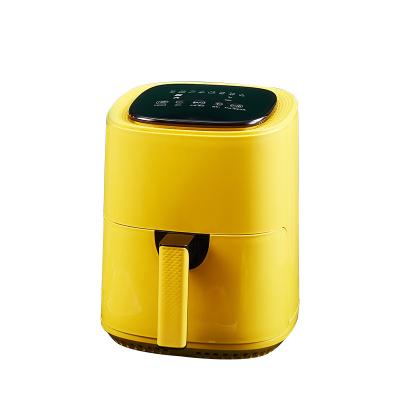 China 5L Touch Screen Large Capacity Commercial Multifunctional Smart Air Fryer Smokeless Chips Electronic Mechanical Fryer for sale