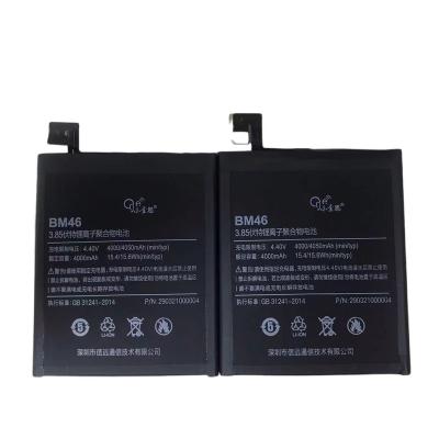 China Hot Selling 4050Mah BM46 Mobile Phone Li-ion Polymer Mobile Phone Battery For XiaoMi Redmi Note3 Note3Pro Main Battery for sale