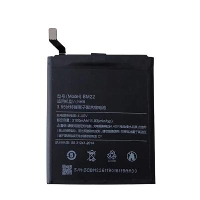 China High Quality Hot Selling Mobile Phone BM22 Battery For XIAOMI M5 Mobile Battery for sale