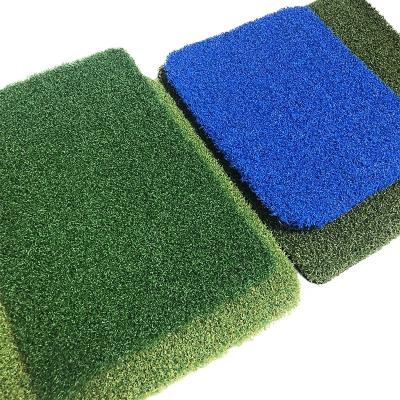 China Minimalist Sporting 15mm Grass Full Indoor And Outdoor Curly Mat Mini Golf Green Artificial Cricket Grass Baseball Grass for sale