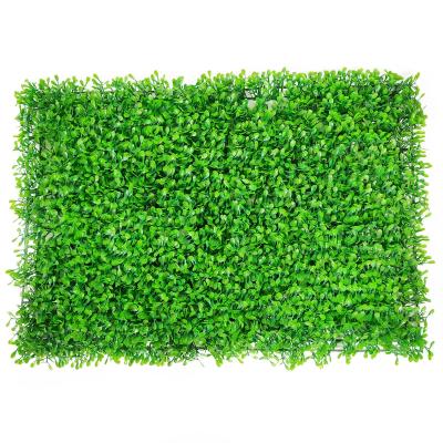 China Easily Assembled Hot Selling Green Artificial Plant Panels Hedge Wall Panel Wedding Grass Backdrop Decoration for sale