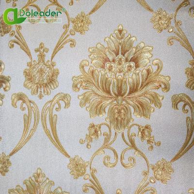 China Doleader Modern Wallpaper Cheap PVC Wallpaper Stocklot for sale