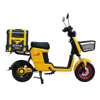 China Standard ebike mopeds 14 inch fat tire brushless motor 800W electric bicycle power with pedal ebike for fast food for sale