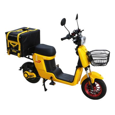 China China factory standard 48v tire fat 14 inch moped electric bicycle power brushless motor 800W with pedal ebike for fast food for sale