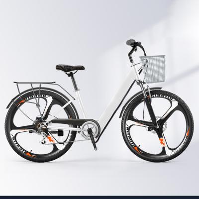 China Standard 36V electric vehicle carrying high power 350w lithium electric bicycle adult-assisted electric vehicle ultra long cruising range for sale