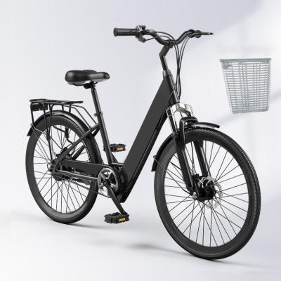 China China Factory New Hot Selling Electric Bicycle Standard Comfortable Lithium Electric Bicycle 26 Inch Wheels 48V8ah Battery for sale