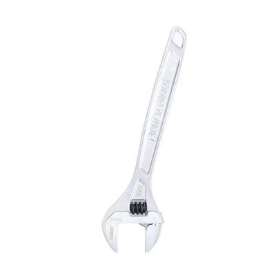 China Repair Inch and Metric Scale Chrome Finish High Carbon Steel Adjustable Wrench for sale