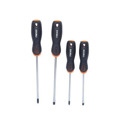 中国 4pc Chrome-vanadium blade screwdriver set with magntic tips option 販売のため