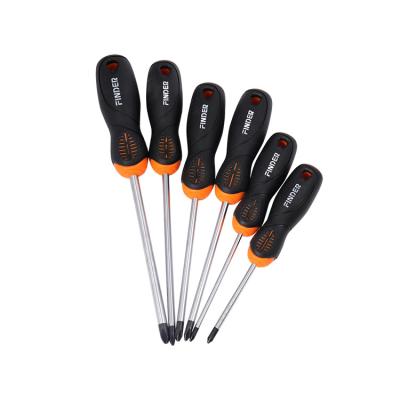 中国 Repair Chrome-Vanadium Blade Professional Magnetic Tips Soft Handle Screwdivers 販売のため