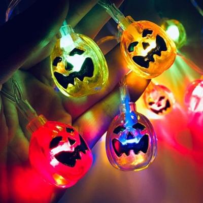 China Pumpkin String Lights LED Halloween Carnival Ghost Festival Party Garden Holiday Decoration Lantern for sale