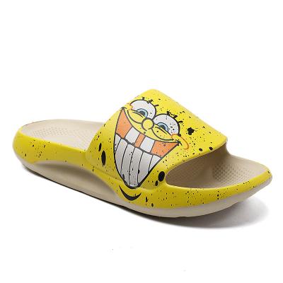 China Fashion Trend Brand Women Graffiti Platform Fish Say Flip Flops Men Beach Slides Soft Non-Slip Cute Cartoon Kids Lipstick Sandals for sale