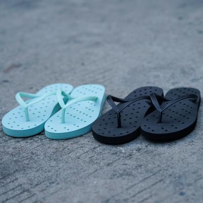 China Summer Trend Fashion Outdoor Anti-slippery PVC Material Lightweight Quick-drying Couples Flip Flop Sandals For Beach for sale