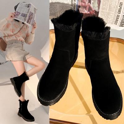 China Fashion trend winter ladies fashion snow boots women thick warm plush cotton shoes soft bottom girls short boots women boots for sale