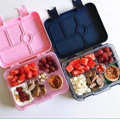 China Kids Microwavable Popular Tritan Lunch Box Leakproof School Bento Box for sale