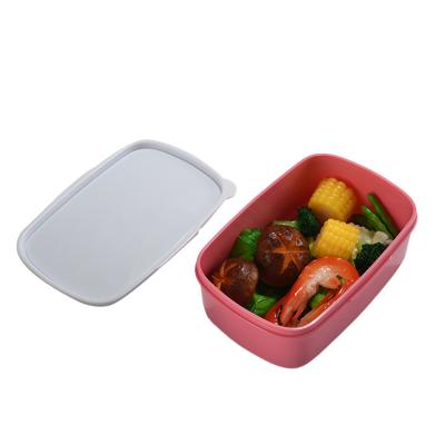 China Reusable Eco Friendly Microwavable Bodybuilding Microwave Safe Square Plastic Lunch Box for sale