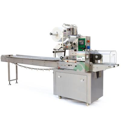 China Horizontal Type Packing Machine Food Cereal Flow Packaging Machine Ptfe Taflone ​​Strip Type Bread for sale