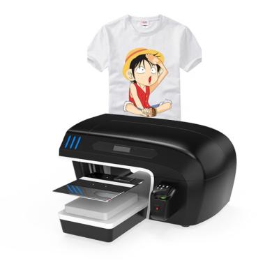 China Garment Shops Direct To Garment Printer A3 Size DTG Printer Digital Fabric T-shirt Printing Machine for sale