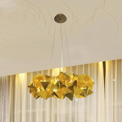 China Pendant Design Modern Golden Led Light Nordic Chandelier Lighting Modern Bright Light Fantasy for sale