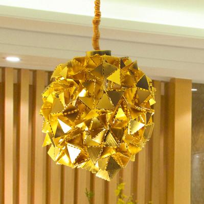 China Modern Decoration Living Room G9 Hotel Villa Indoor Lighting Ball Shaped Pendant Light Design Crystal Aluminum Luminous Lamp Modern Nordic Chandeliers for sale