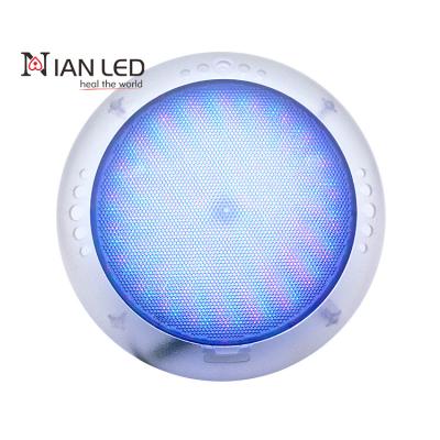 China 18w Swimming Pool Under Water Pool Light IP68 Light Transparent Anti-glare Outdoor Fountain Lighting With RGB Warm White for sale