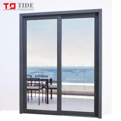 China Aluminum door plus folding door system Australian standard style door slier for sale