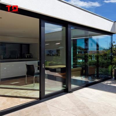 China Australia Philippines Price And Design Modern Standard Glass Sliding Door Patio Door for sale