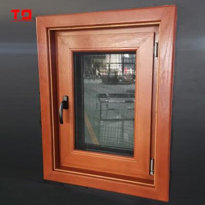 China Aluminum Clad Wood Swing Casement Window With Security Screen And Double Glass Germany Hardware High Quality Low Cost From China for sale