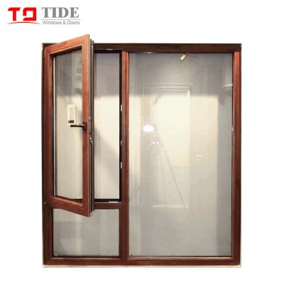 China Swing Best Selling Home Windows With Aluminum Wood Frame for sale