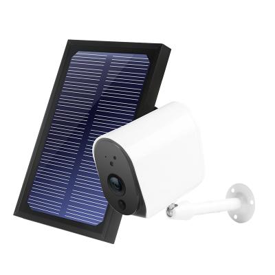 China Built-in Siren WiFi Solar Powered Security Camera for sale