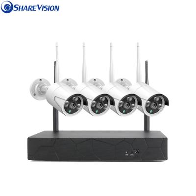 China CCTV Surveillance 1080p CCTV Camera Wireless IP WiFi CCTV Camera Security System Kit Built-in CCTV Camera Kamera Camara Wireless 4CH 8CH NVR Tuya Siren with NVR for sale