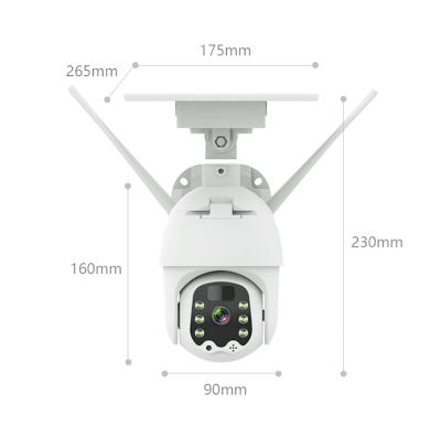 China Siren 2021 new built-in wifi 3.0mp wireless smart home camera full color battery wifi camera human body detection for sale