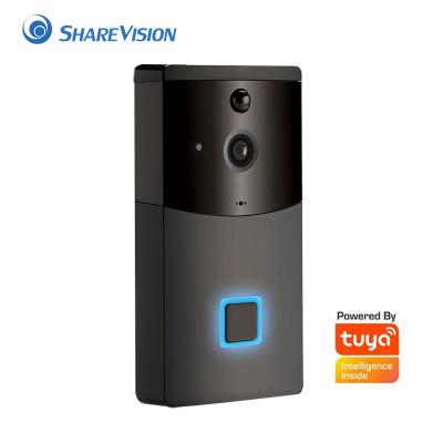 China Tuya Smart Wifi Built-in Doorbell Camera Intercom PIR Motion Detector Night Vision Security Doorbell Rainproof Camera for sale