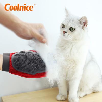 China Viable Magic Glove Dog Brush Cleaning Grooming Brush Hair Remover Cleaning Glove for sale