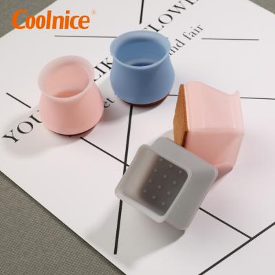 China Eco Friendly Prevent Scratches Silicone Rubber Quality Furniture Feet Top Pads Table Chair Feet Leg Cap Cover for sale