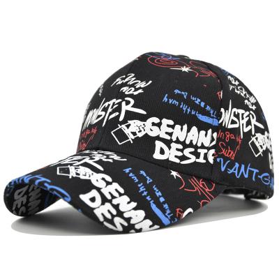 China JOINT Hot Selling Hats Printed Baseball Cap Gorras Summer Boys And Girls Ponytail Sports Hat Tops for sale