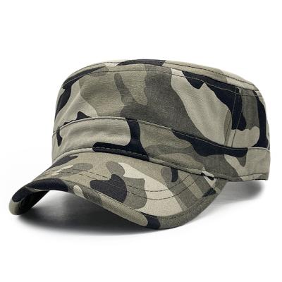 China COMMON Flat Hat Embroidered Men's Baseball Summer Vintage Camouflage Hat for sale