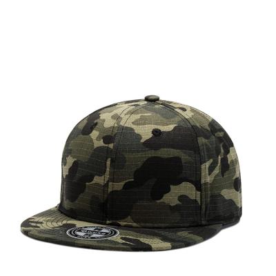 China COMMON Classic Custom Women Camouflage Hat Camouflage Men's Flat Snapback Baseball Cap for sale